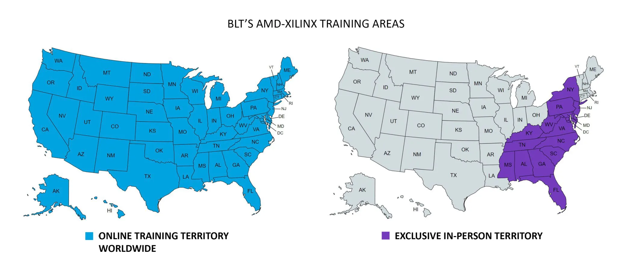 BLT Training Territories 2022